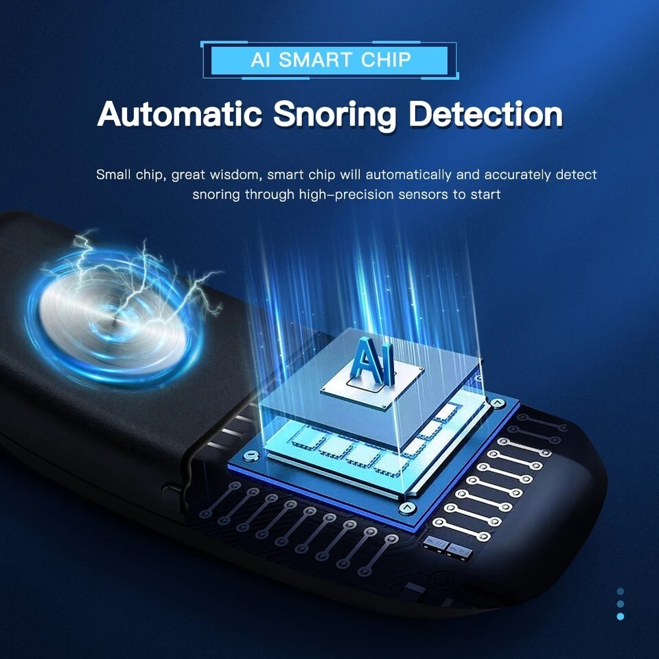 Smart Comfortable Anti Snoring Device Sleeping Aid Apnea Nose Machine Home Use