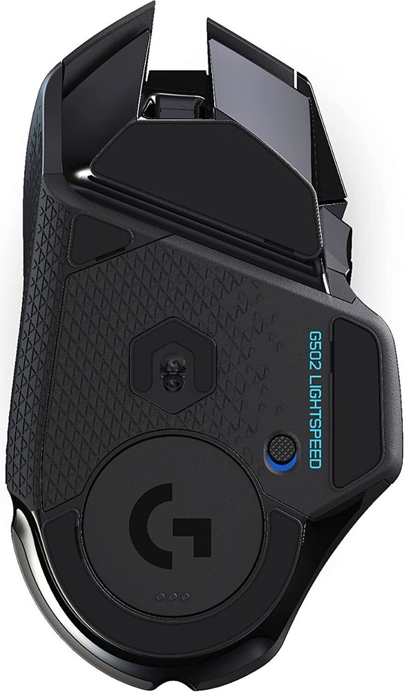 Logitech G502 Lightspeed Wireless Gaming Mouse, Hero 25K Sensor - Black