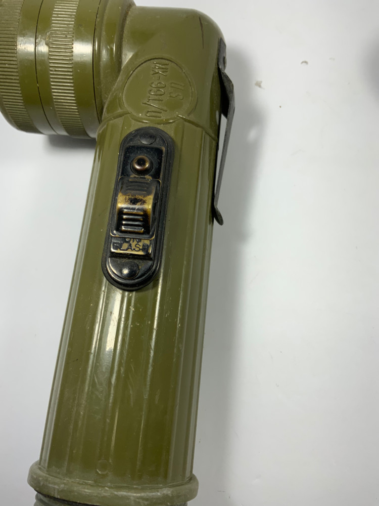 US Army MX-991/U Angled Flashlight "Tested Working" #GT1