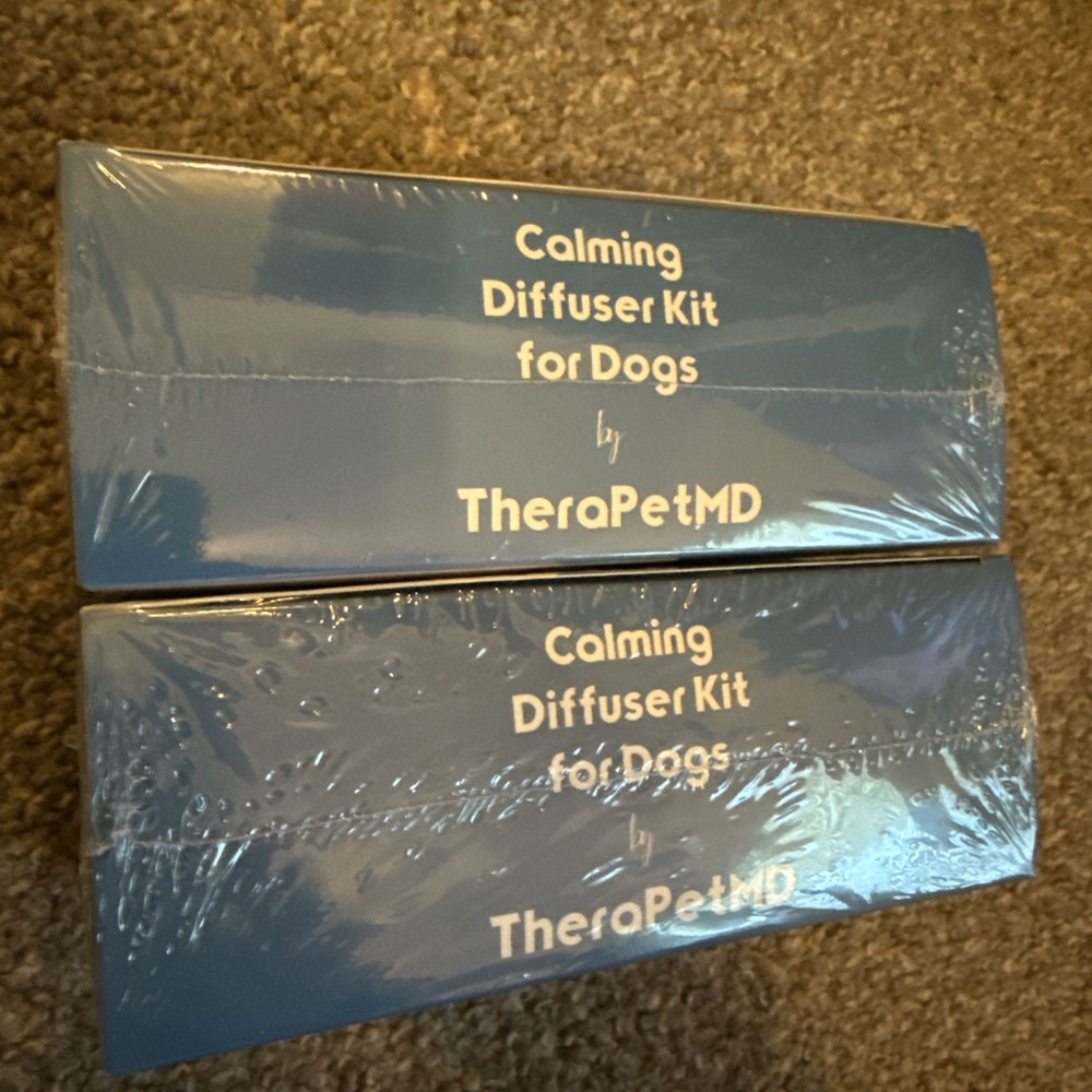 Lot Of 2 TheraPetMD Advanced Dog Calming Diffuser Kit 1 Diffuser 2 Refills 48ml