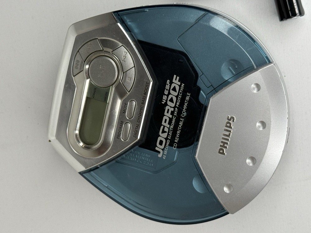 Philips Jogproof Portable CD Player 45 ESP CD-RW Compatible Tested