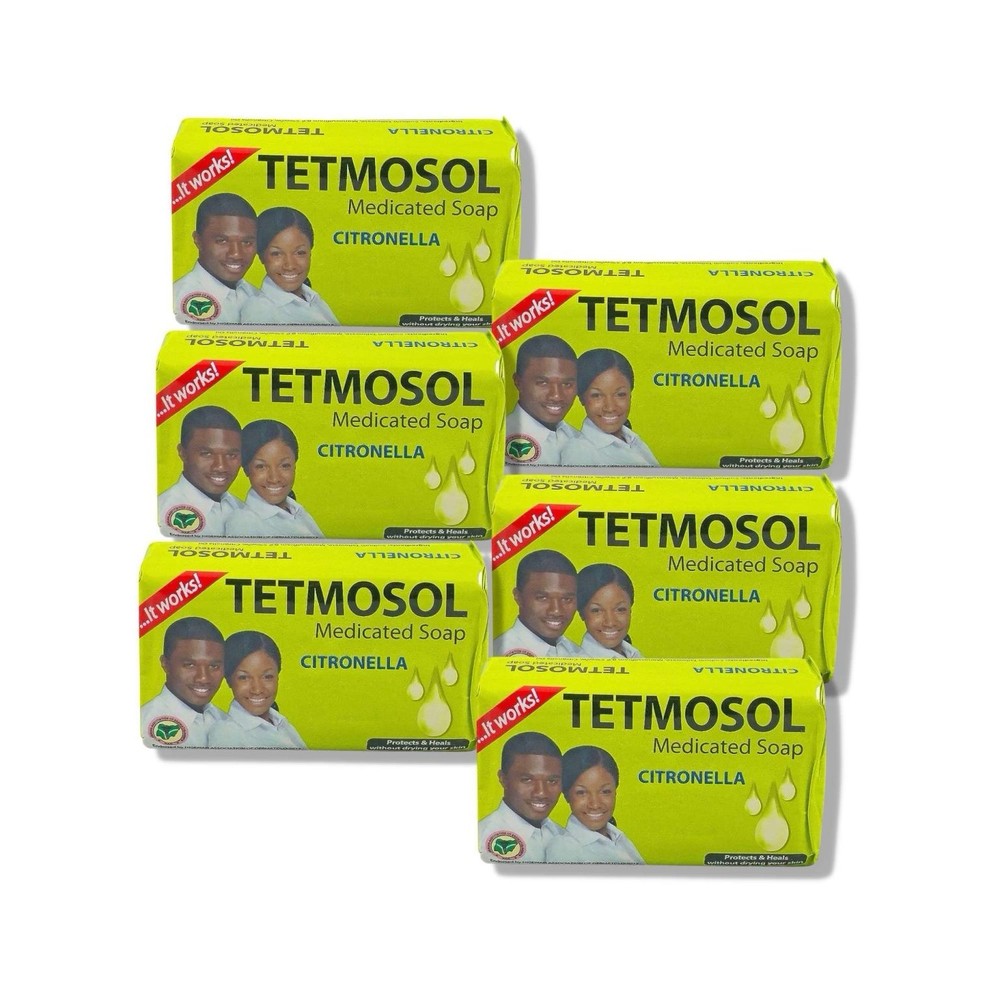 6 Pack Tetmosol Medicated Soap