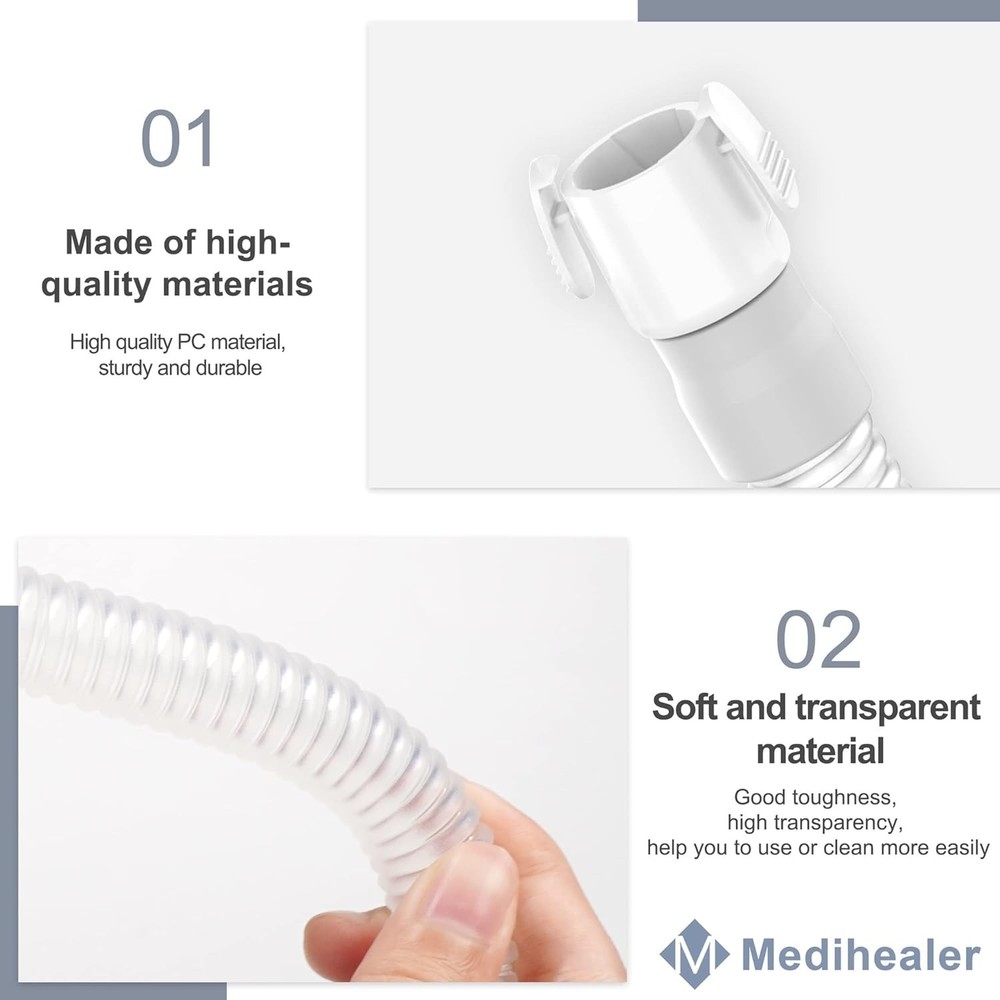 2-Piece Flexible Quick Release Tubes for Amara View - Patent-Protected Design