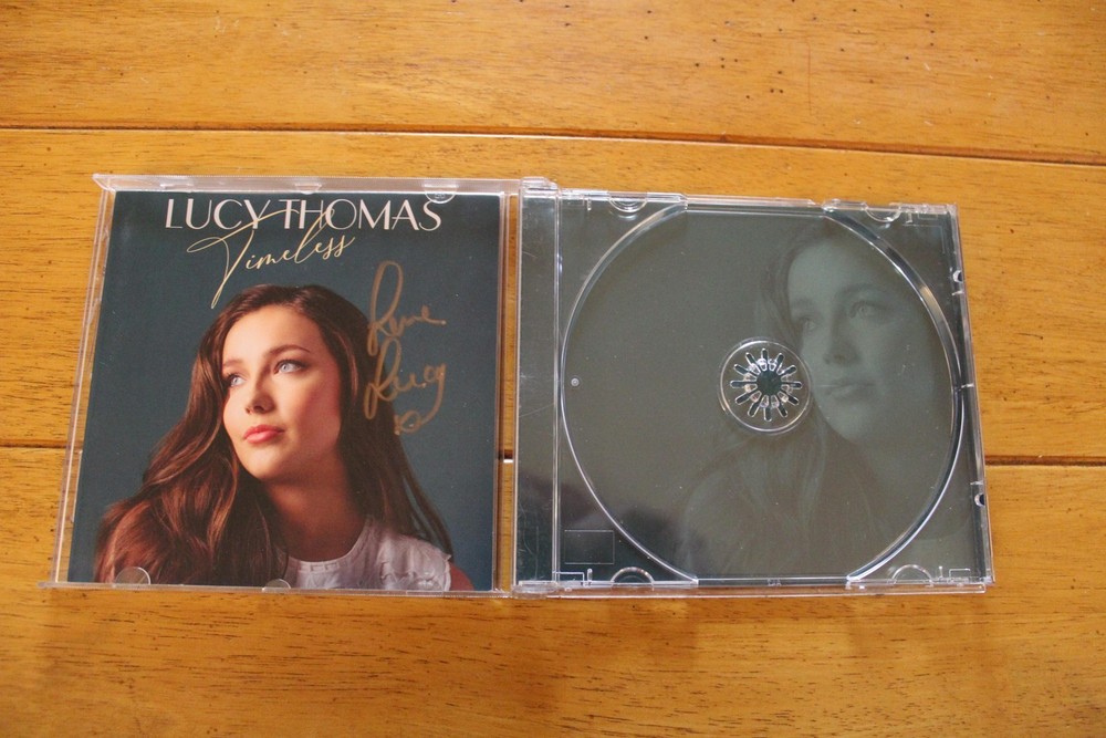 *NO DISC* SIGNED Lucy Thomas Timeless CD Cover Autograph Vocal Classical Auto