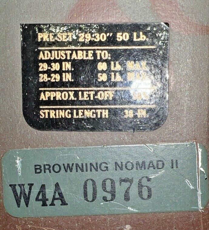Browning Nomad II Compound Hunting Bow