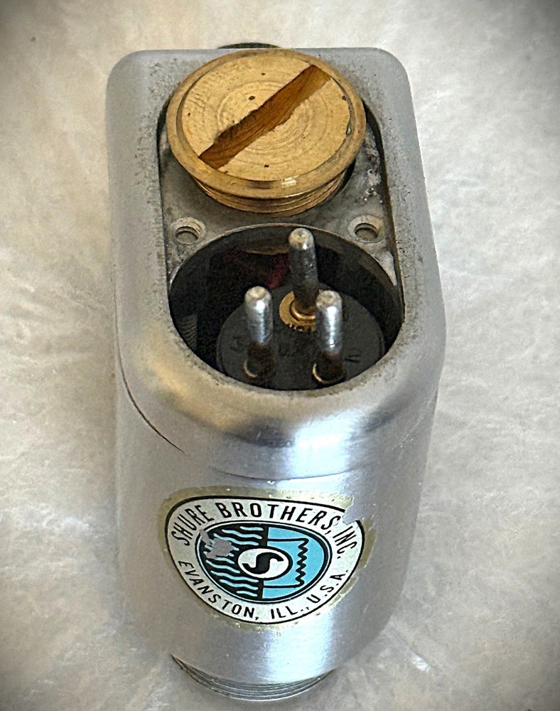 Vintage 1950's Shure on-off A83B switch, tested, working, complete