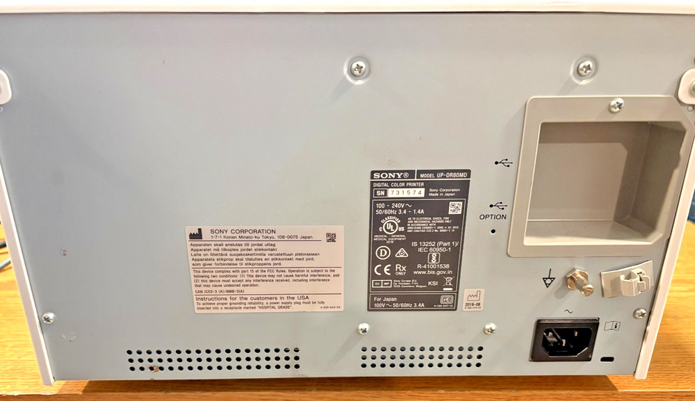 Sony UP-DR80MD Color Photo Printer