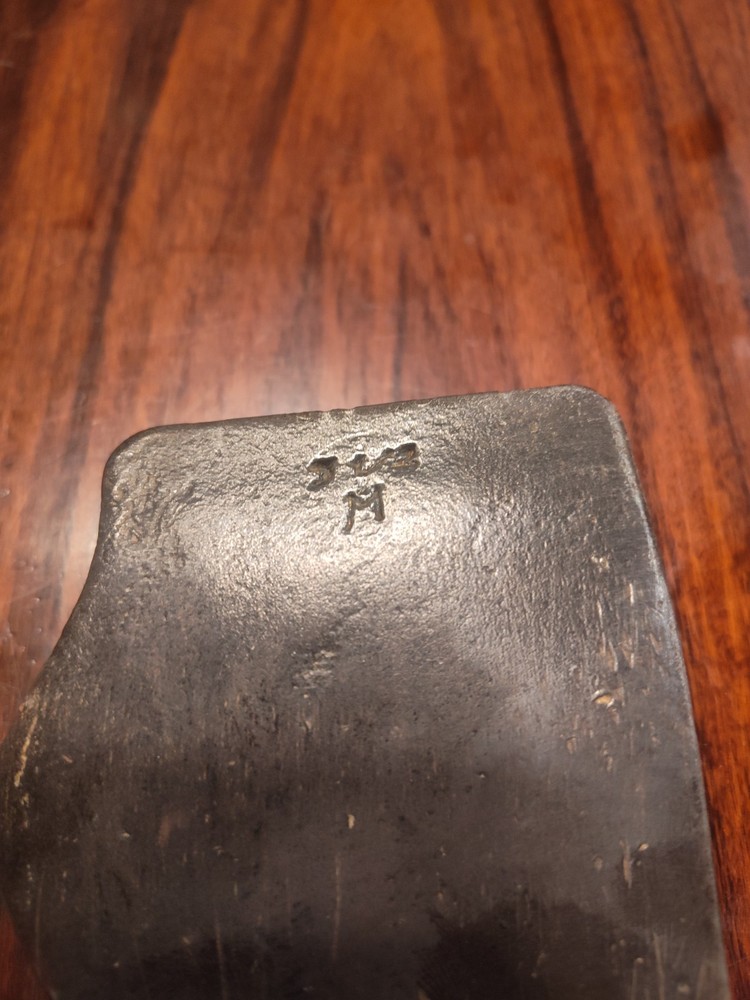 Rare 3-1/2 Lb Wide Jersey Pattern Axe Head Tool Mann Co