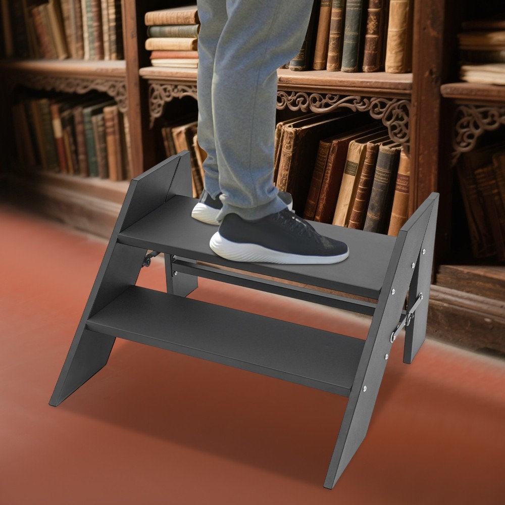 68.5*66*42cm Foldable Step Stool, 2 Step Folding RV Step Ladder, RV Step Stool
