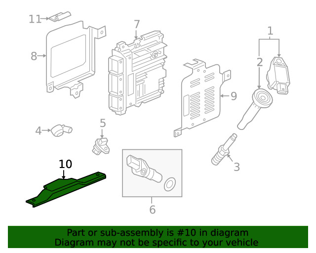 Genuine GM Engine Control Module Bracket 84672413