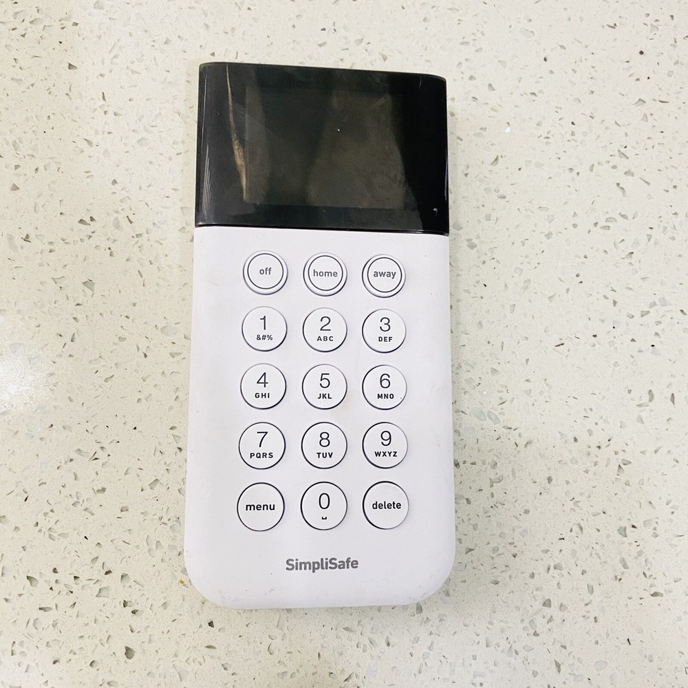 SimpliSafe Home Security System Keypad Remote Model SSKP3