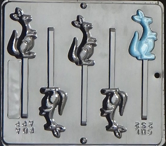 Kangaroo Lollipop Chocolate Candy Mold  252 NEW