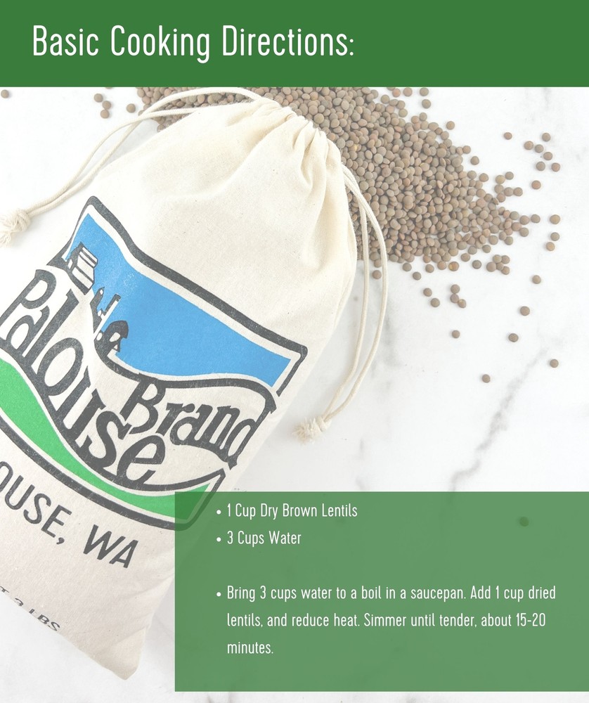 Brown Lentils | 15 LB