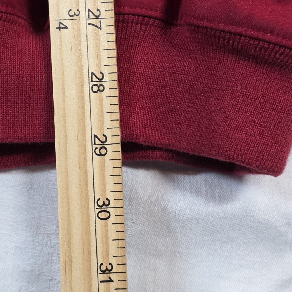Perry Ellis America Golf Pullover Windbreaker Jacket Men's L Red