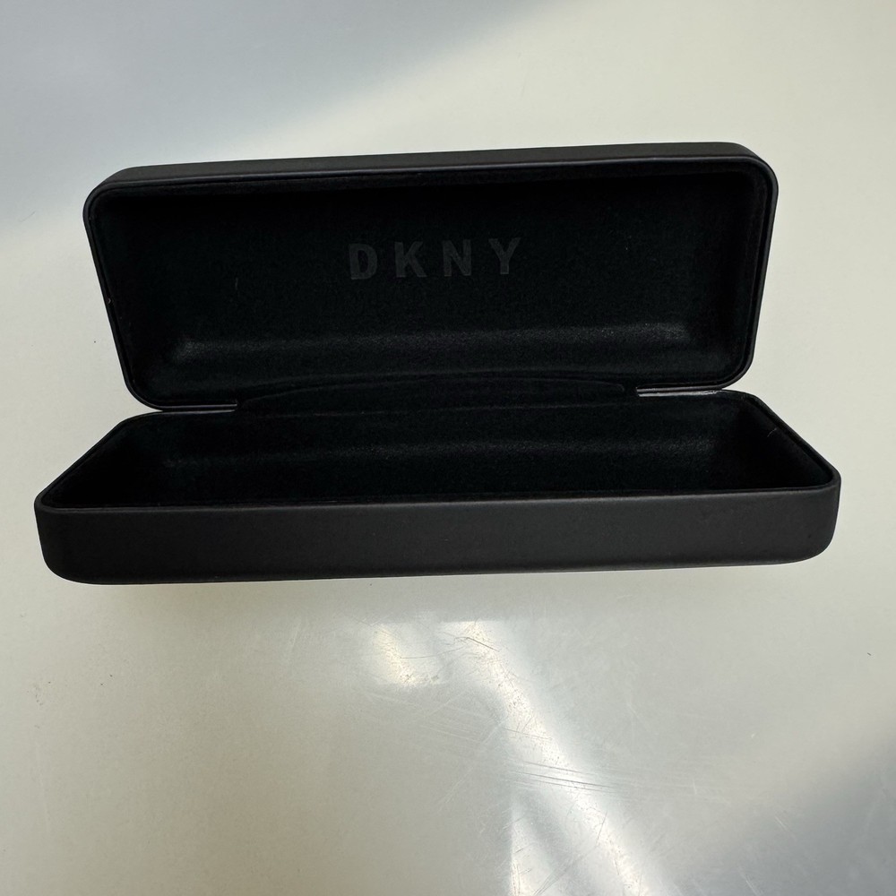 DKNY Small Black Matte Hard Sunglasses Eyeglasses Case