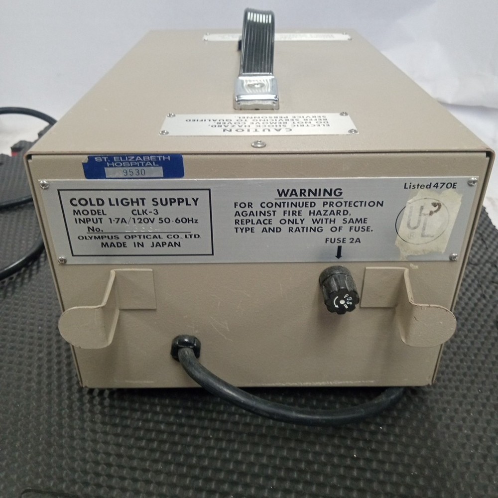 Olympus CLK-3 Cold Light Source - Working As Intended