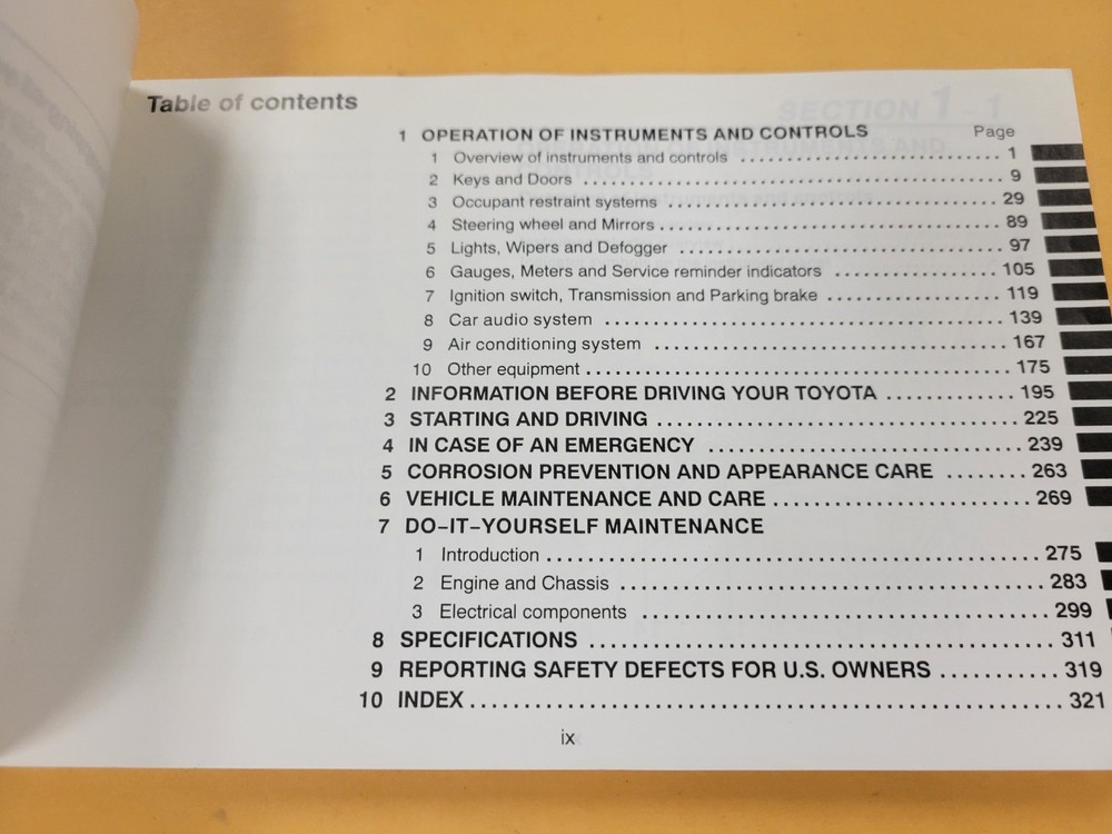 2004 TOYOTA RAV4 OWNERS MANUAL