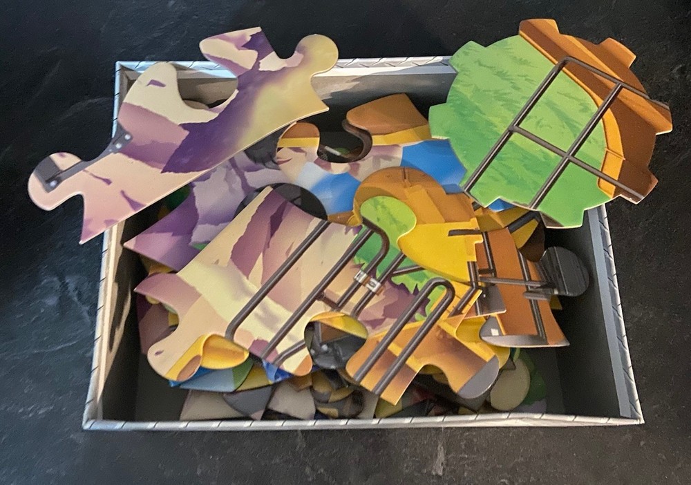 MasterPieces Dump Truck Caterpillar Construction 36 Pc Floor Puzzle Complete