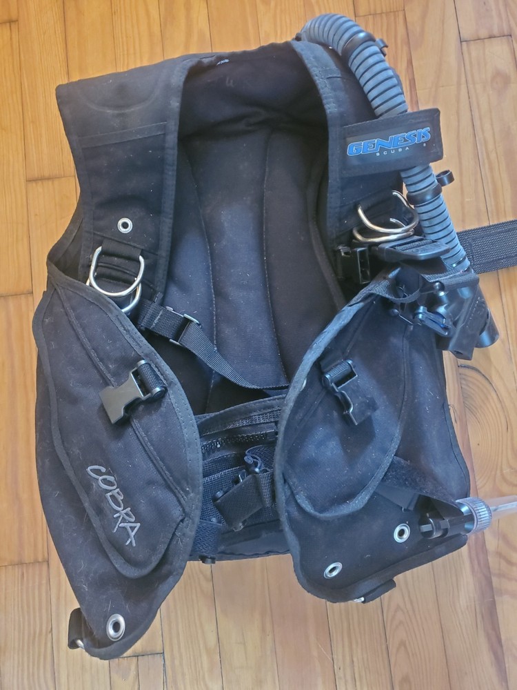 Genesis Scuba Cobra Diving Vest Black