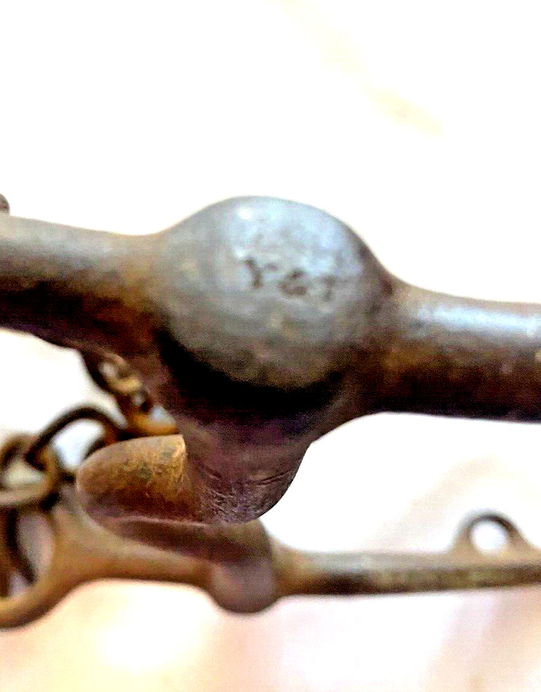 Model 1904 U S Cavalry bridal bit #2 Y&T & curb chain