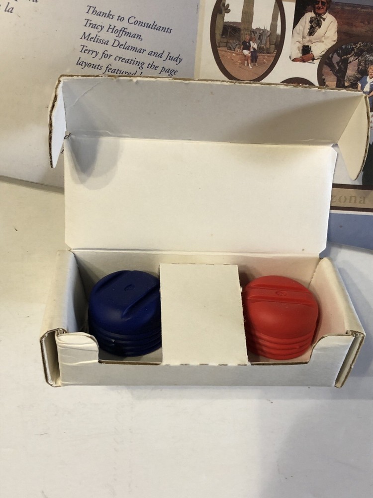 Creative Memories Lot Cutting System Mat Circle Oval Patterns 2 Blade Carts