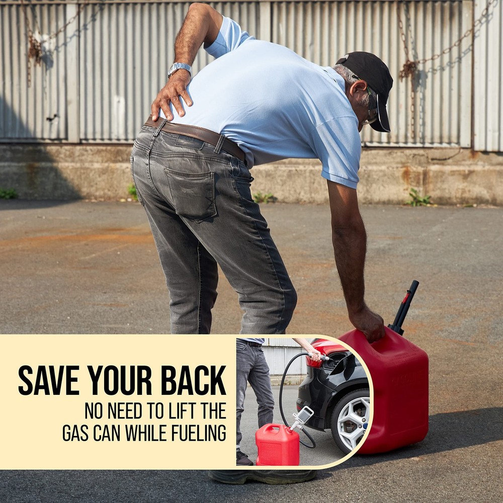 DEWAY Automatic Fuel Transfer Pump with Nozzle