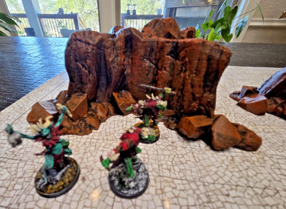 Huge Caverns Scatter Set FULLY PAINTED D&D Pathfinder Warhammer 40K
