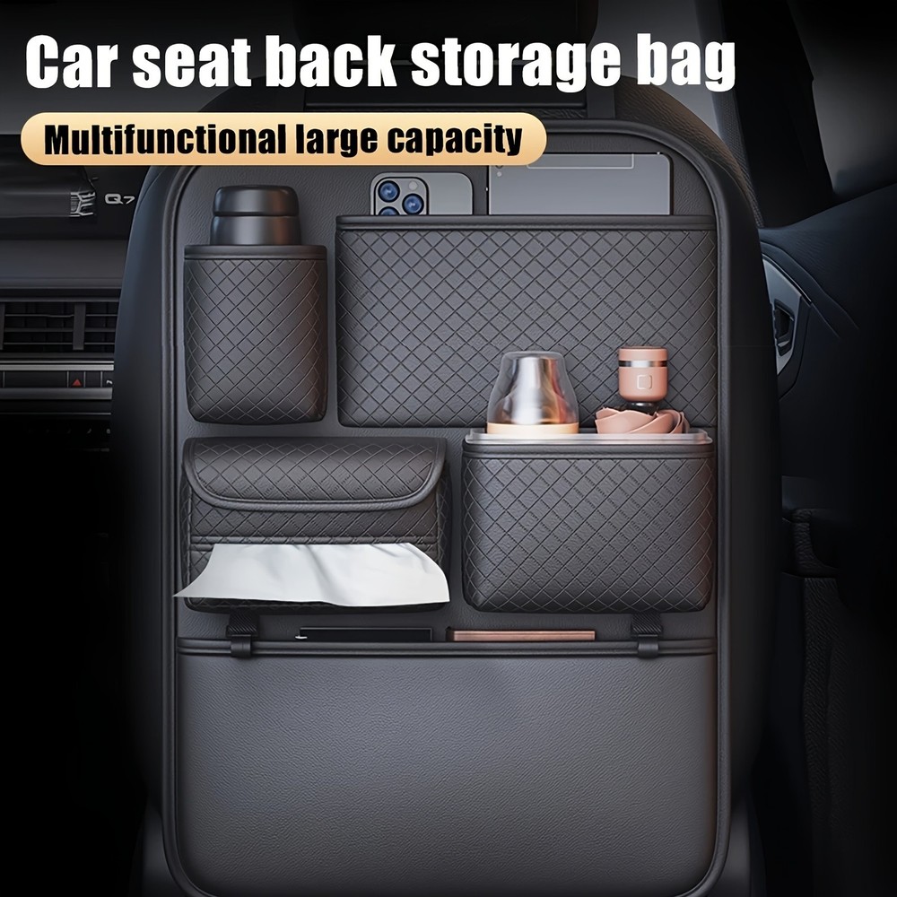 Car Seat Back Organizer - Multifunctional Storage for Car Essentials