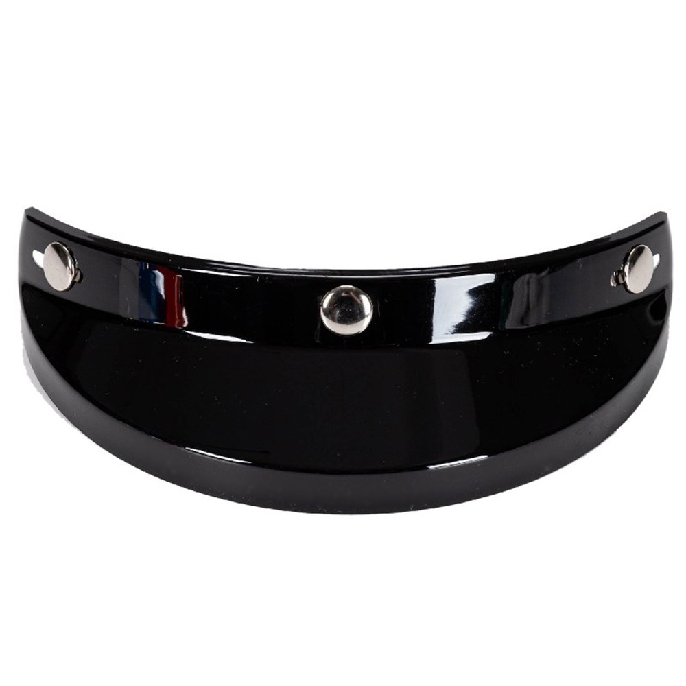 Universal Motorcycle 3 Snap-Button Visor Flip  Down Open Face  Wind Y4L2