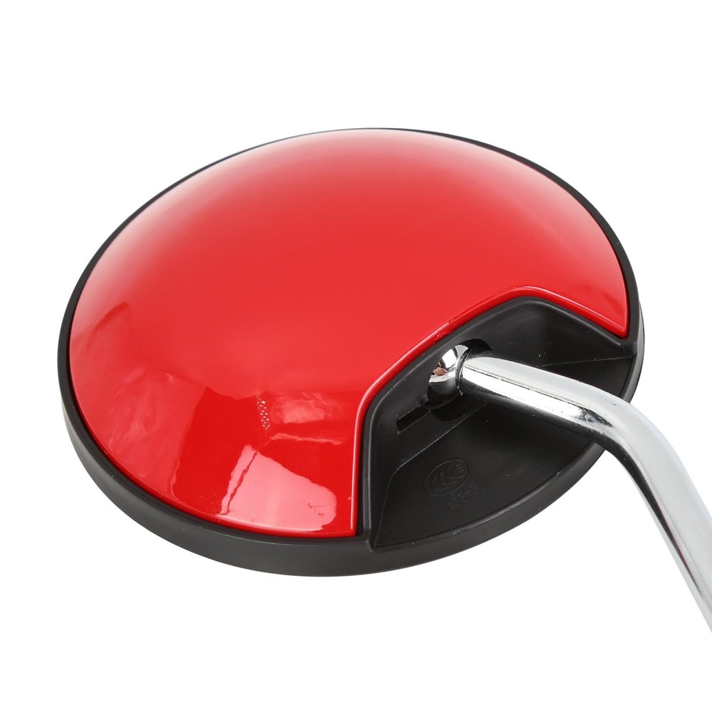 Universal Pair Red Motorcycle Mirror Rear Side Mirror
