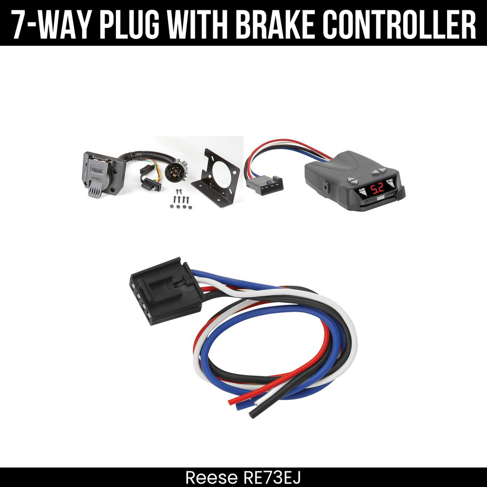 Reese RV 7-Way Wiring + Brake Control For 04-08 Pacifica w/ Existing USCAR 7-Way