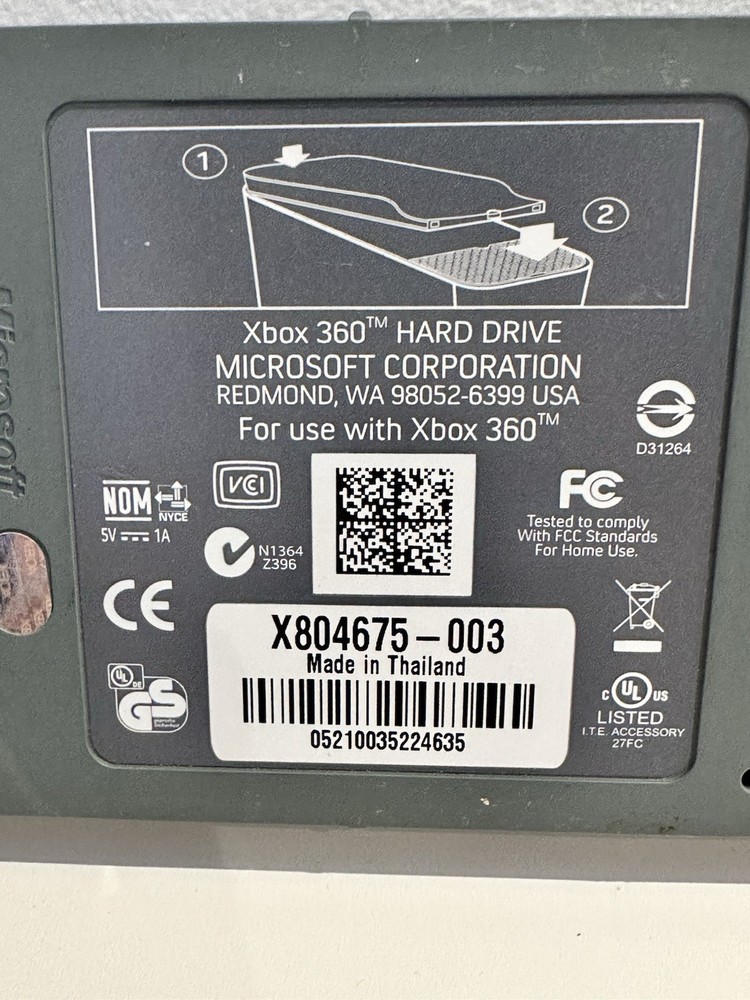 Microsoft Xbox 360 20GB Hard Drive Model X804675-003 – Pre-Owned/untested