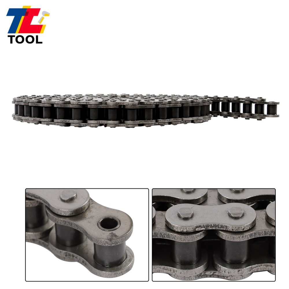#60H 10 Ft Roller Chain With 2 Connecting Links Heavy Duty