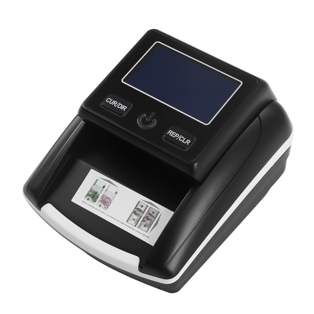 Portable Counterfeit Bill Detector Rechargeable USD & EUR Bill Checker Machine
