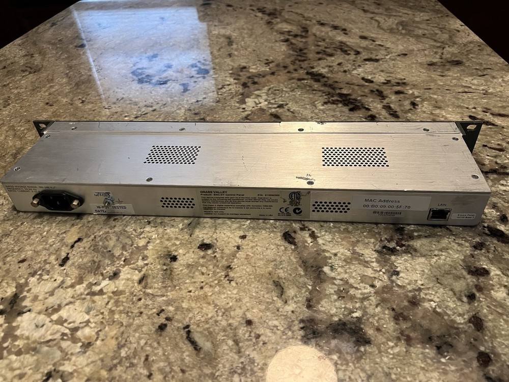 grass valley Universal XY Control Panel Encore XY