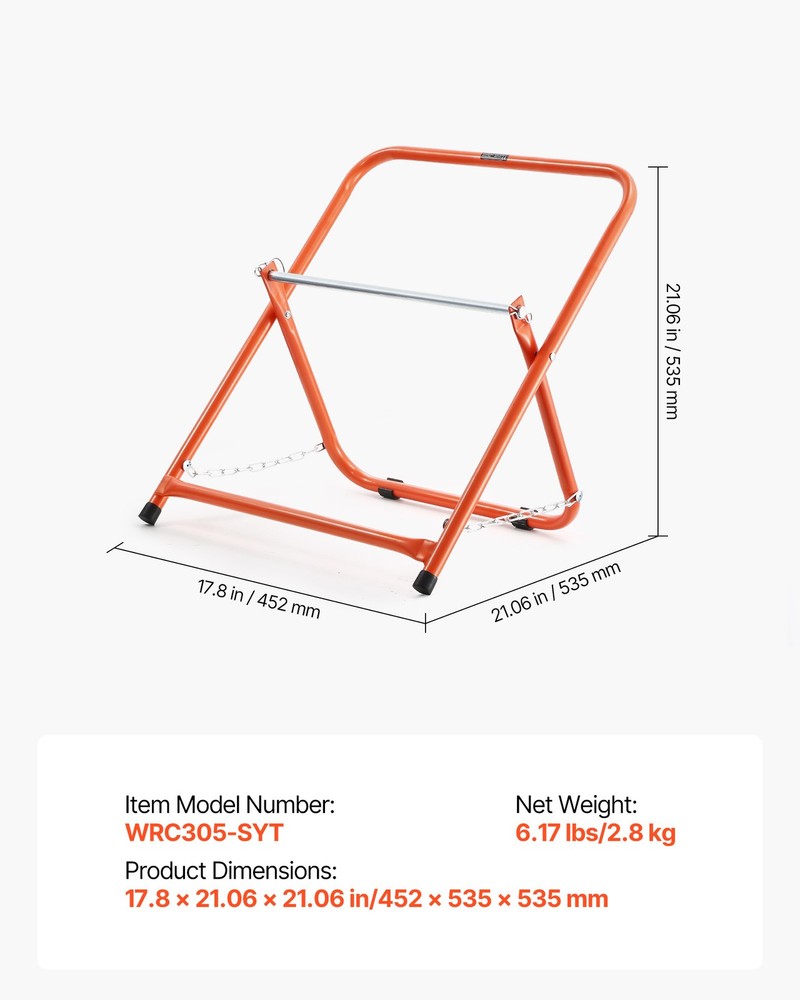 VEVOR Foldable Wire Spool Rack Cable Caddy for Electrical Industrial Retail