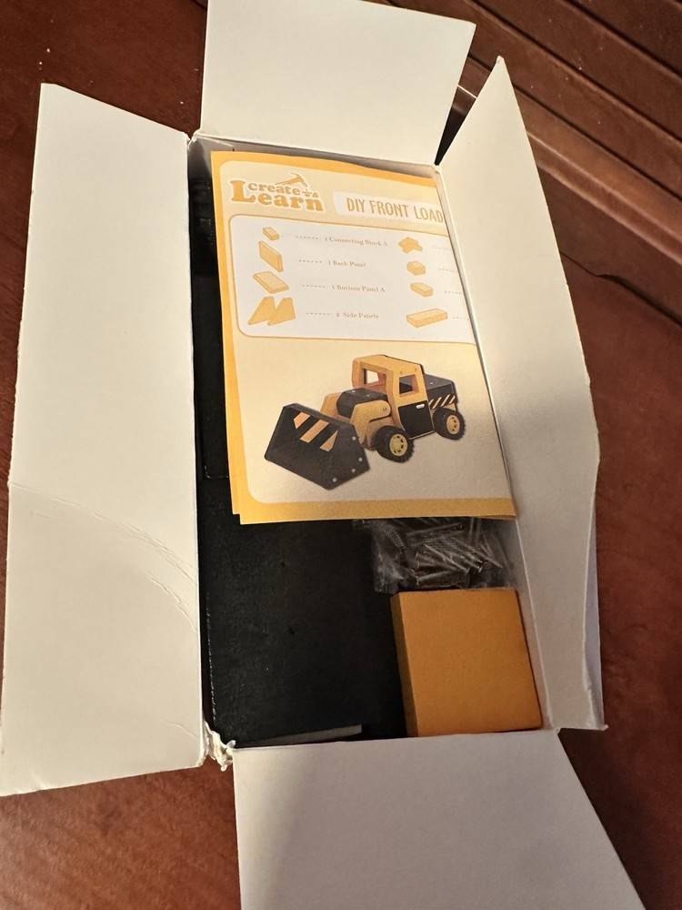 Create and Learn DIY Front Loader NEW - DIY Craft Toy