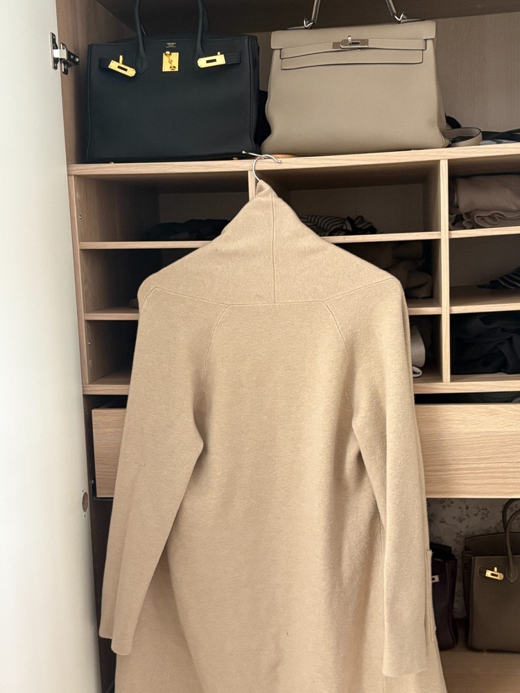 100% wool cos knit coat size m