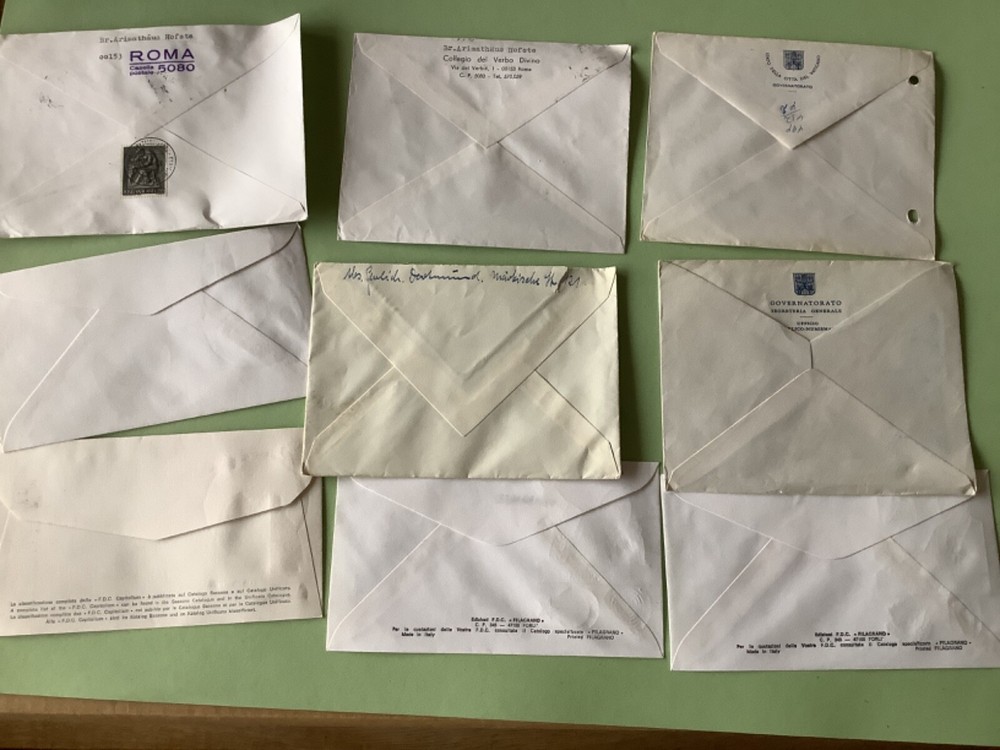 Vatican postal covers 9 item Ref A2005