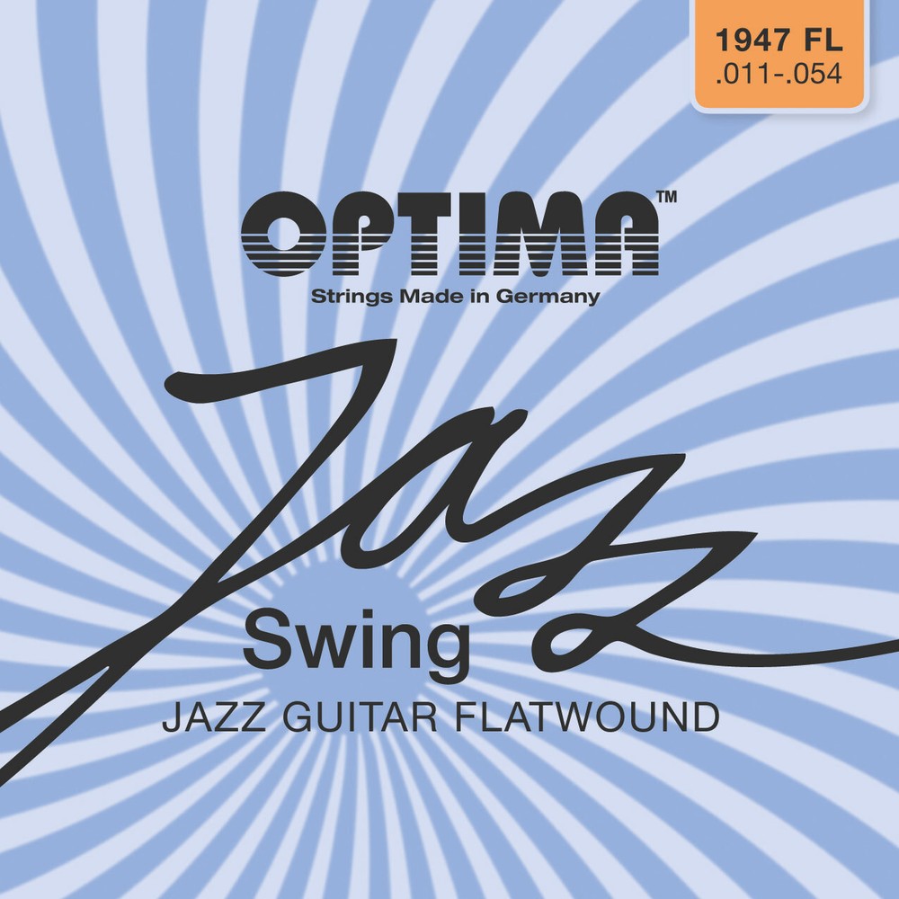 Optima Jazz Swing Flatwound Guitar Strings Light 11-54