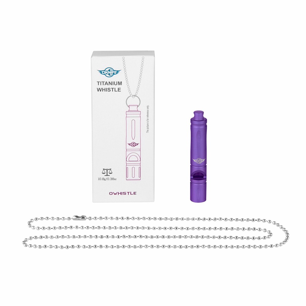 Olight Olife Owhistle Titanium Emergency Whistle, Purple