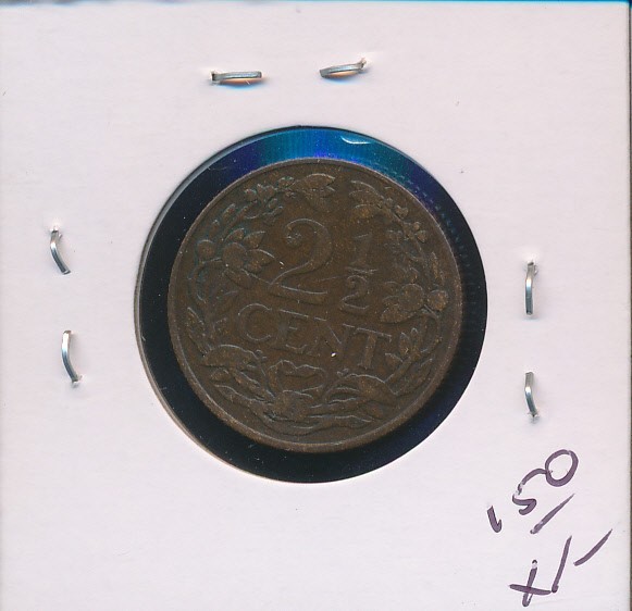 Netherlands : 2 1/2 CENT 1916 - #1626