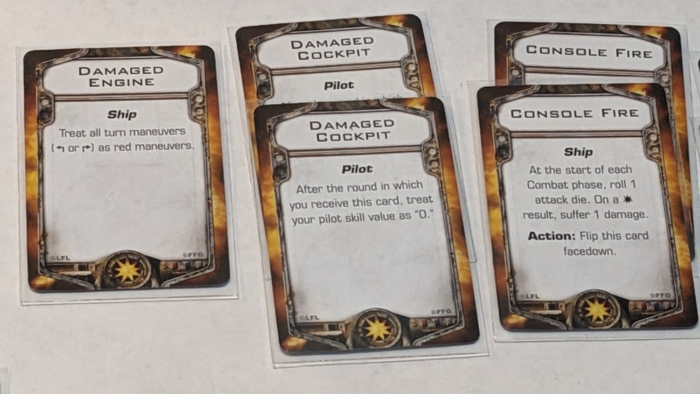 Star Wars X-Wing Miniatures Game: Damage Cards 32 (1 Missing SEE DESCRIPTION)