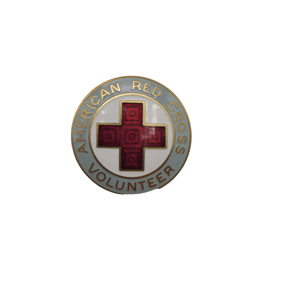 VTG Red Cross Gray Lady service pin