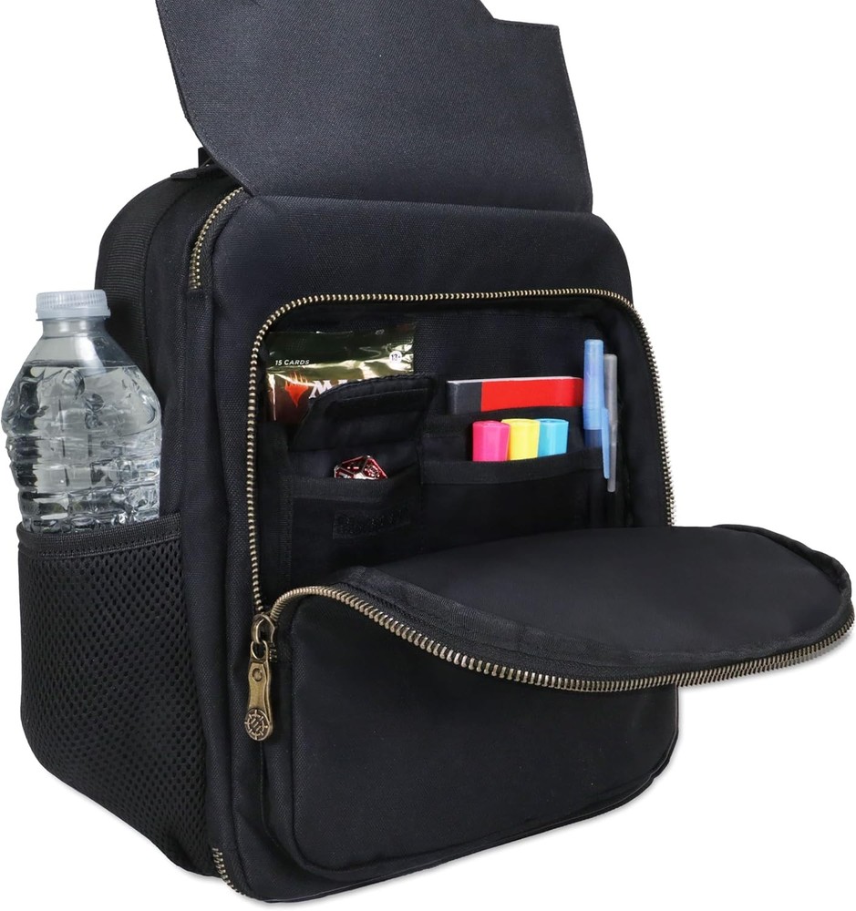 TCG Backpack w/ Playmat Holder, Compartments for Dice, Sleeves, Deck Boxes