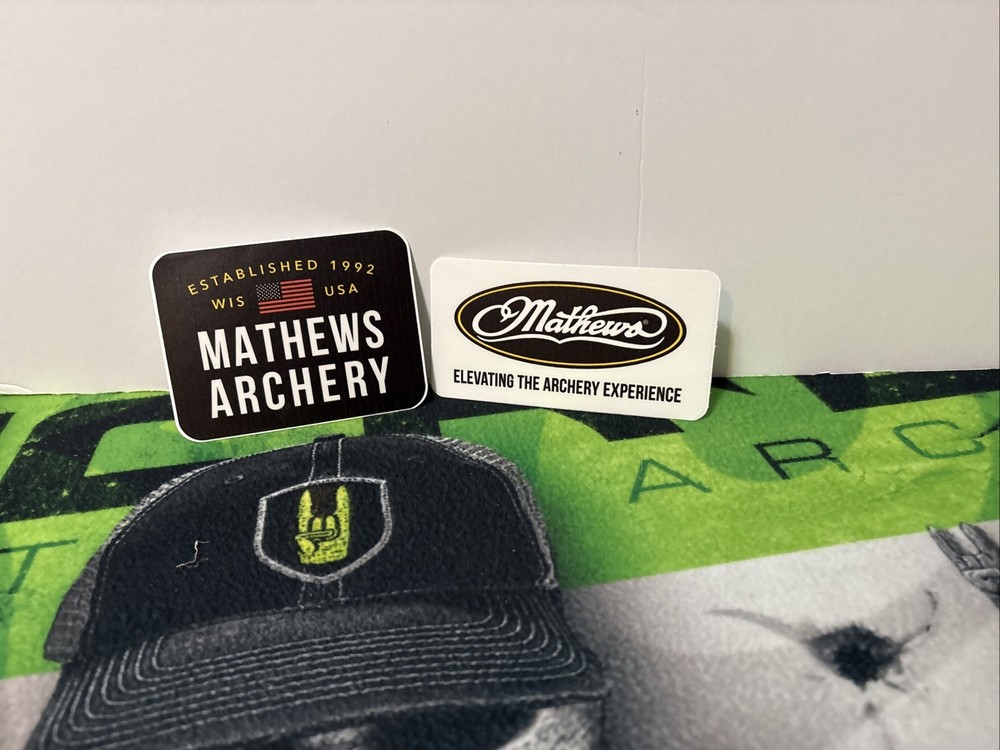 Mathews Archery Sticker Decals (2 Pack) New