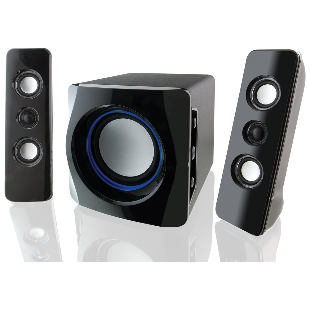 iLive Electronics Bluetooth Speaker System with Built-in Subwoofer, 7.28 x 8....