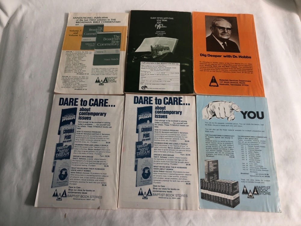 Lot of 6 ~ Advance Bible Study Booklets ~ See notes