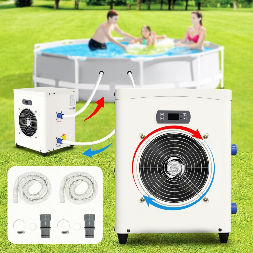 SLSY Pool Heaters for Above Ground Pool 15609BTU Elect. Pool Heater Pump 5000Gal