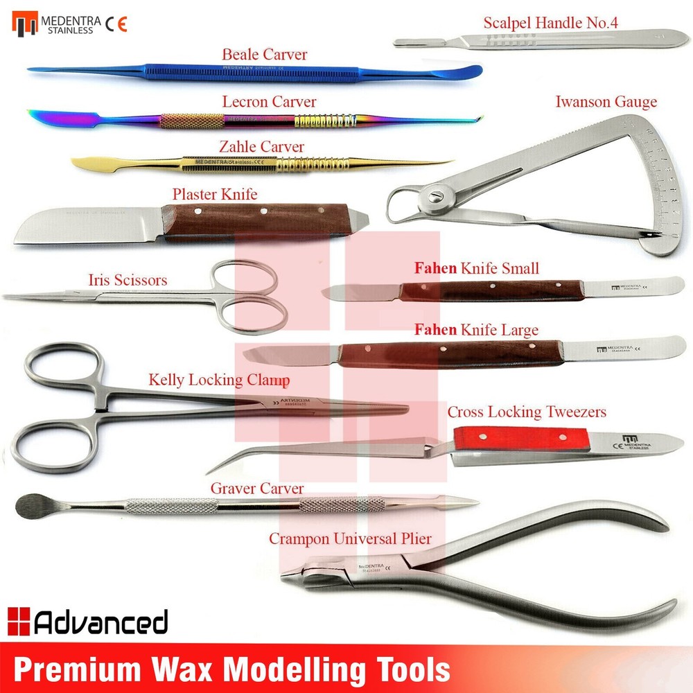 Premium Wax Modelling Tools Dental Lab Laboratory Technician Instruments